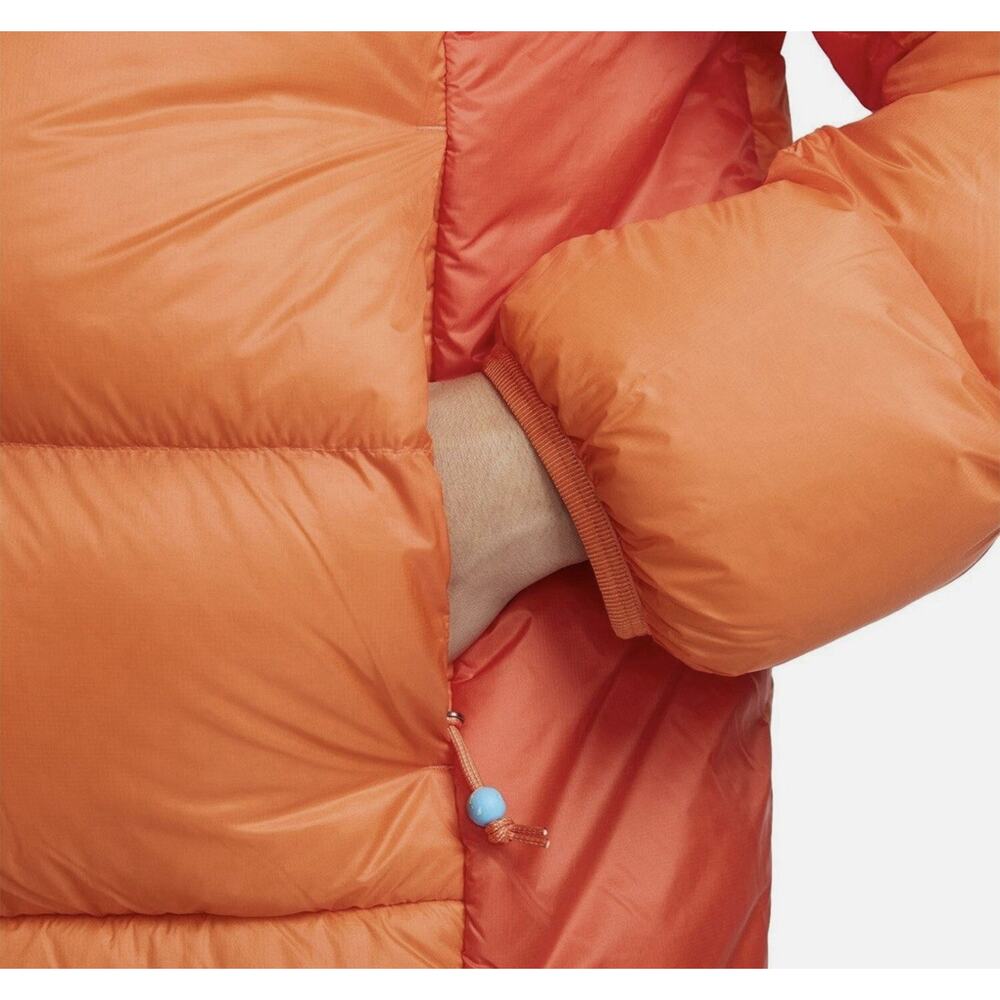NIKE THERMA-FIT ADV ACG PRIMALOFT HOODED PUFFER JACKET COAT ORANGE MENS LARGE L - Picture 16 of 16